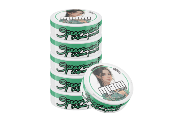 Miami Spearmint Caffeine 200mg x10