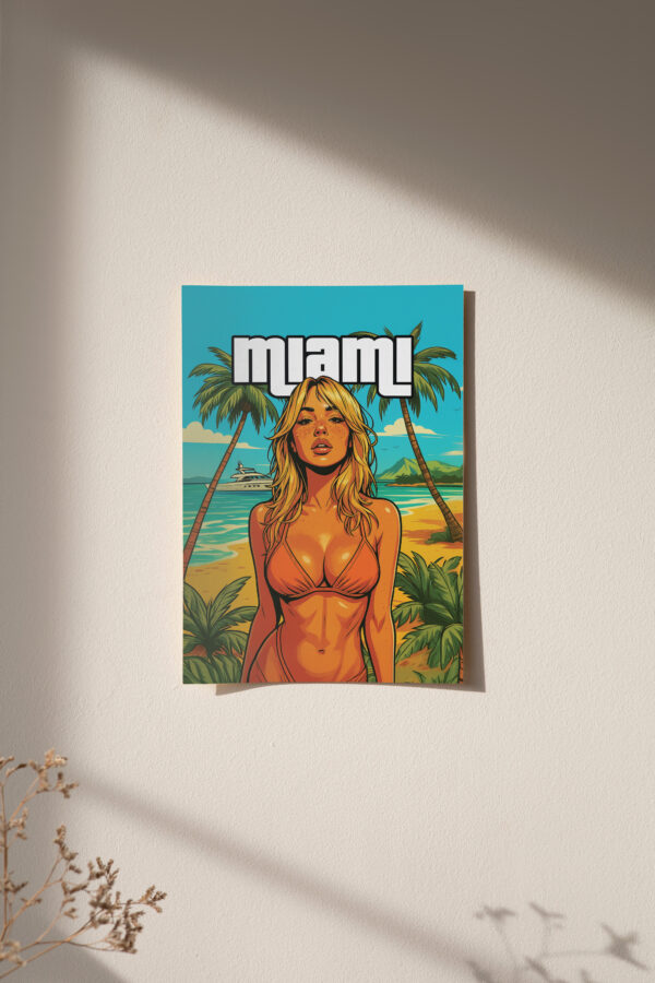 Miami Beach Mango Blonde poster - imagine 2
